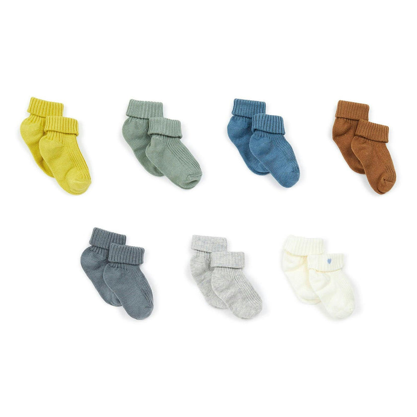 Days of the Week Baby Socks - Cool