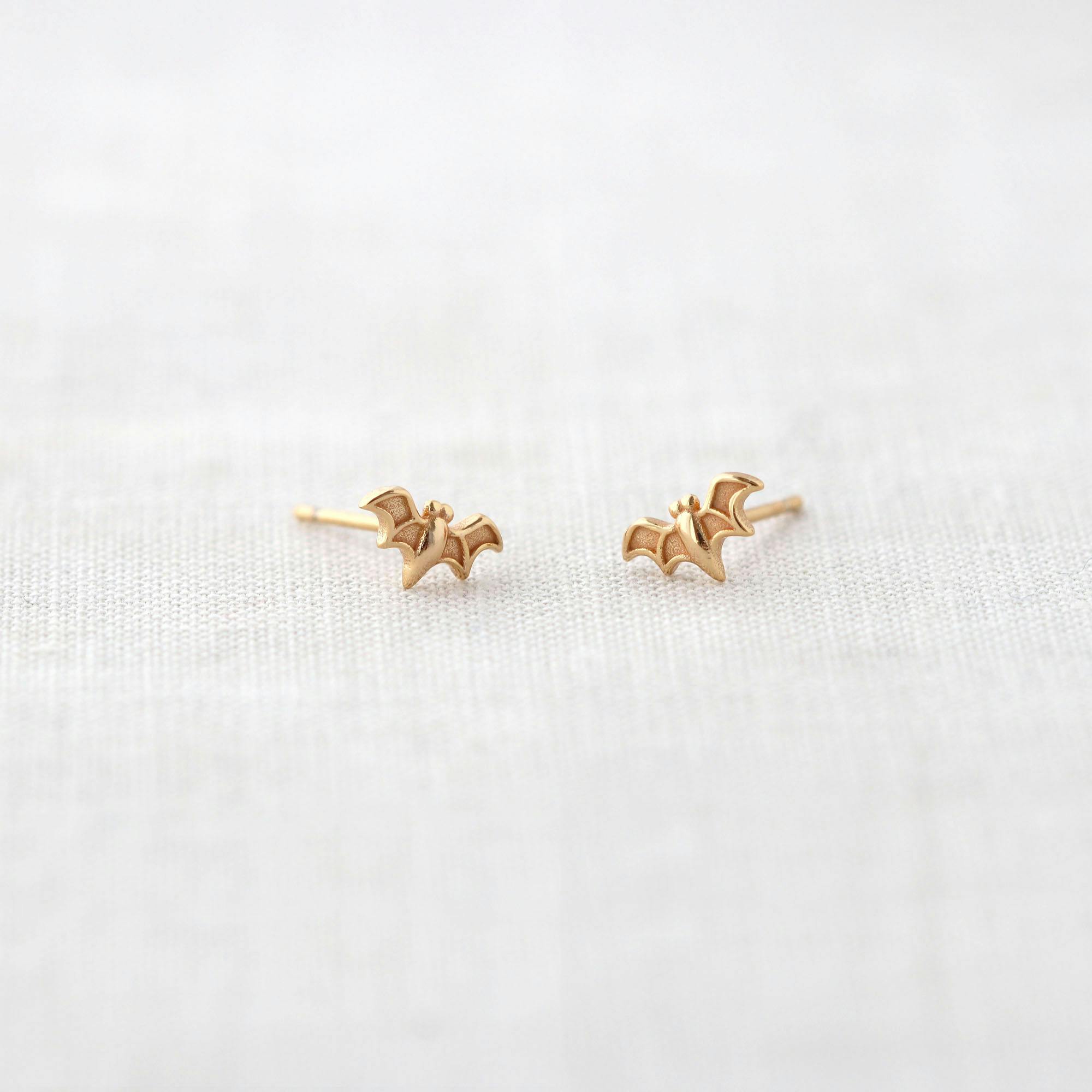 Bat Stud Earrings