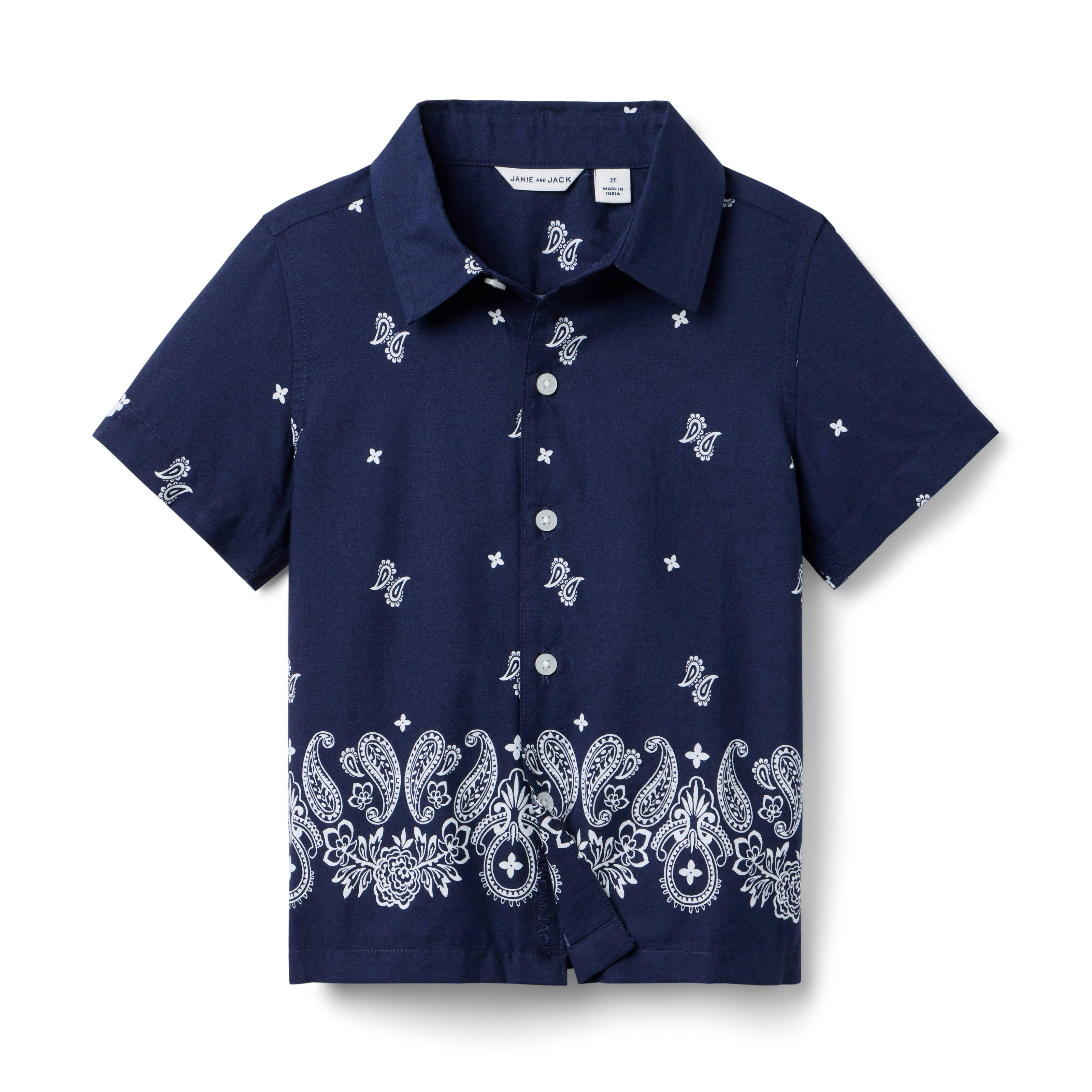 The Bandana Shirt, navy blue