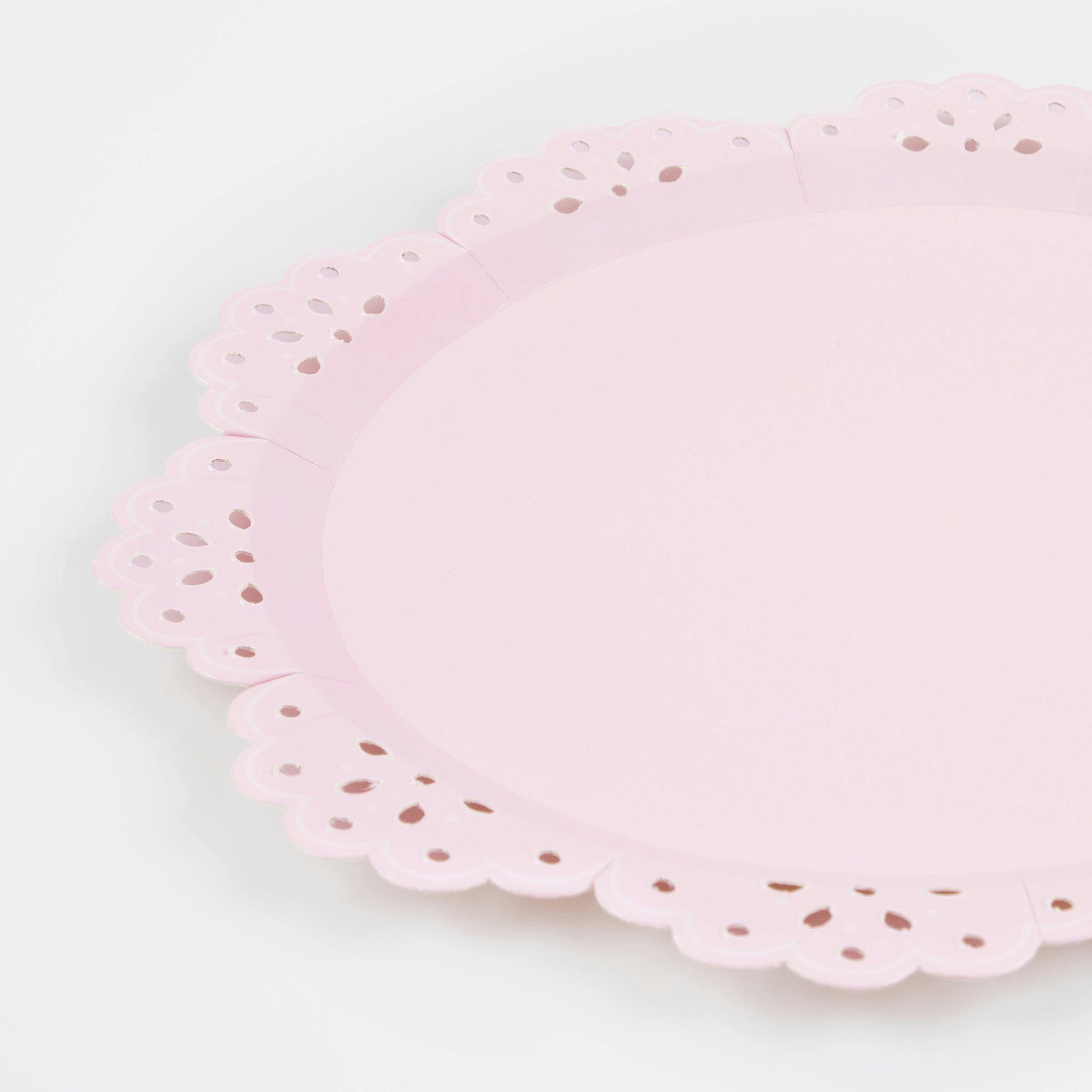 Broderie Anglaise Lace Multi Side Plates