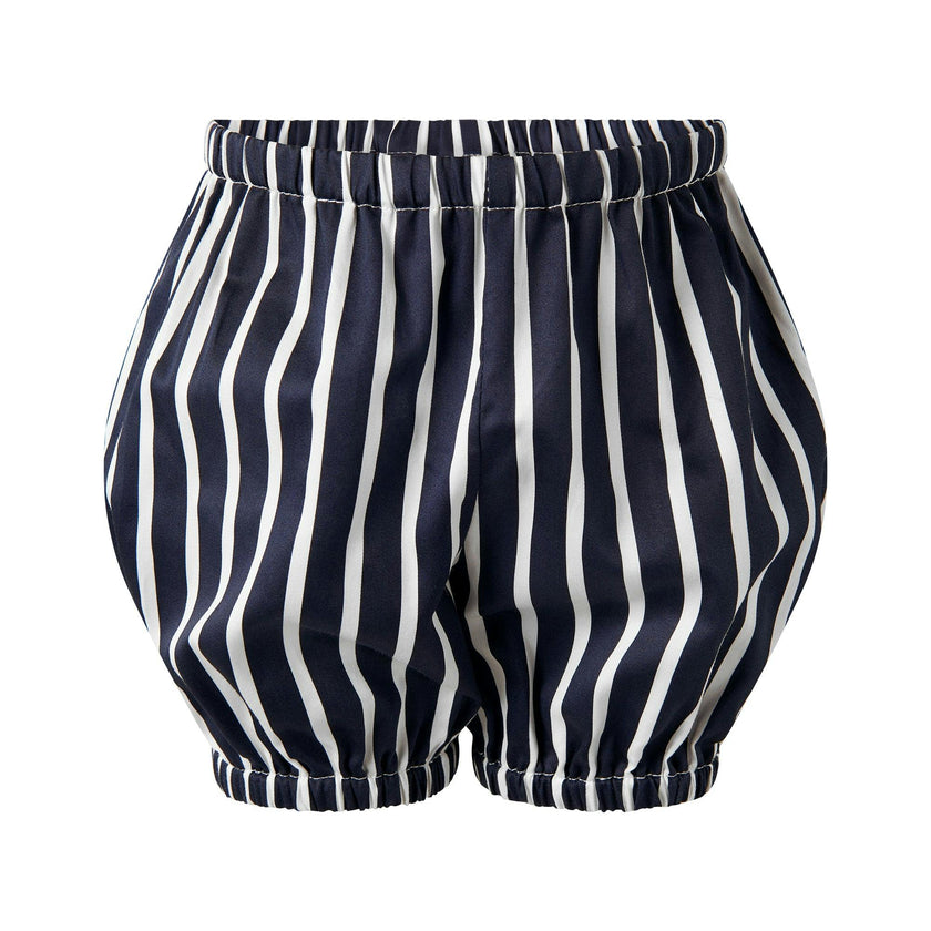 Stripe Bow Dress & Bloomers