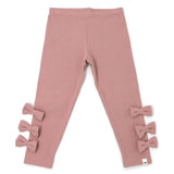 Bow Leggings Wide Rib