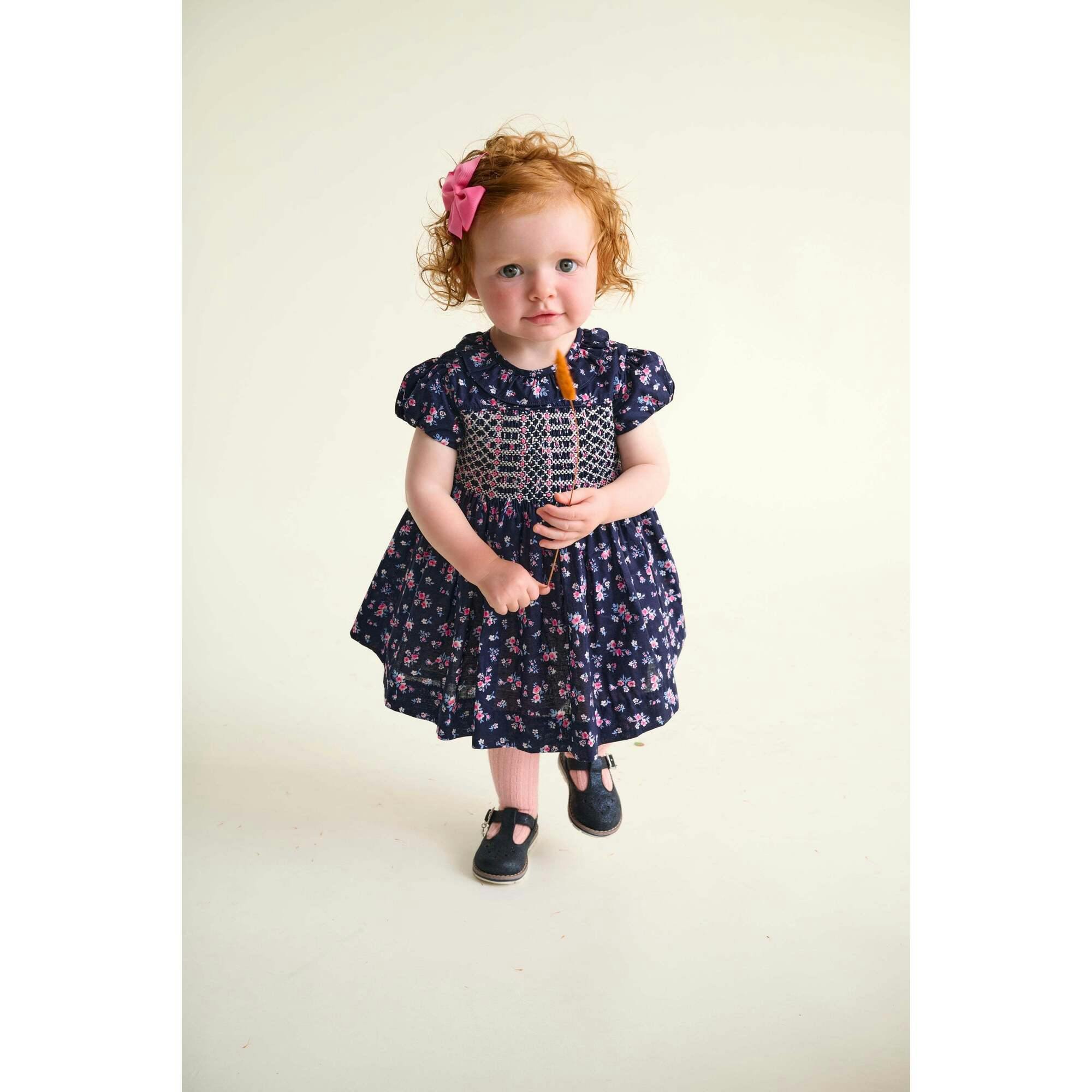 Smocked Baby Dress Indie
