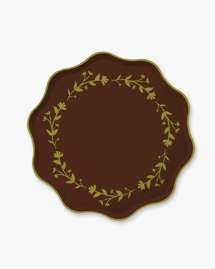 Garland Dinner Plate Set - Chocolate