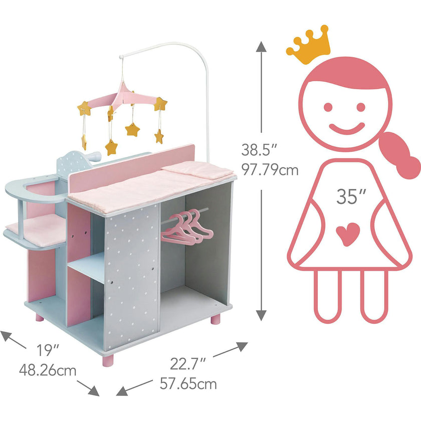 Olivia's Little World Wooden Doll Changing Station