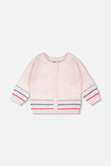 Cotton Knit Button Front Cardigan