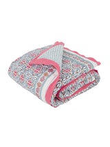 Block-Printed Cotton Crib Quilt