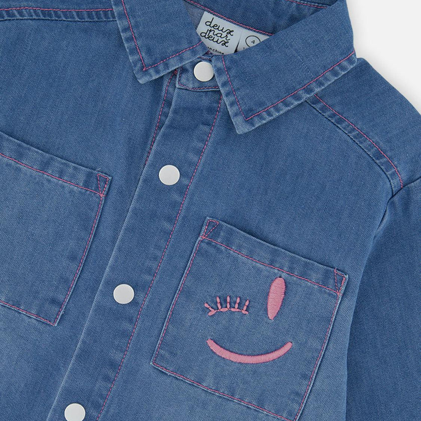 Denim Shirt Navy Blue