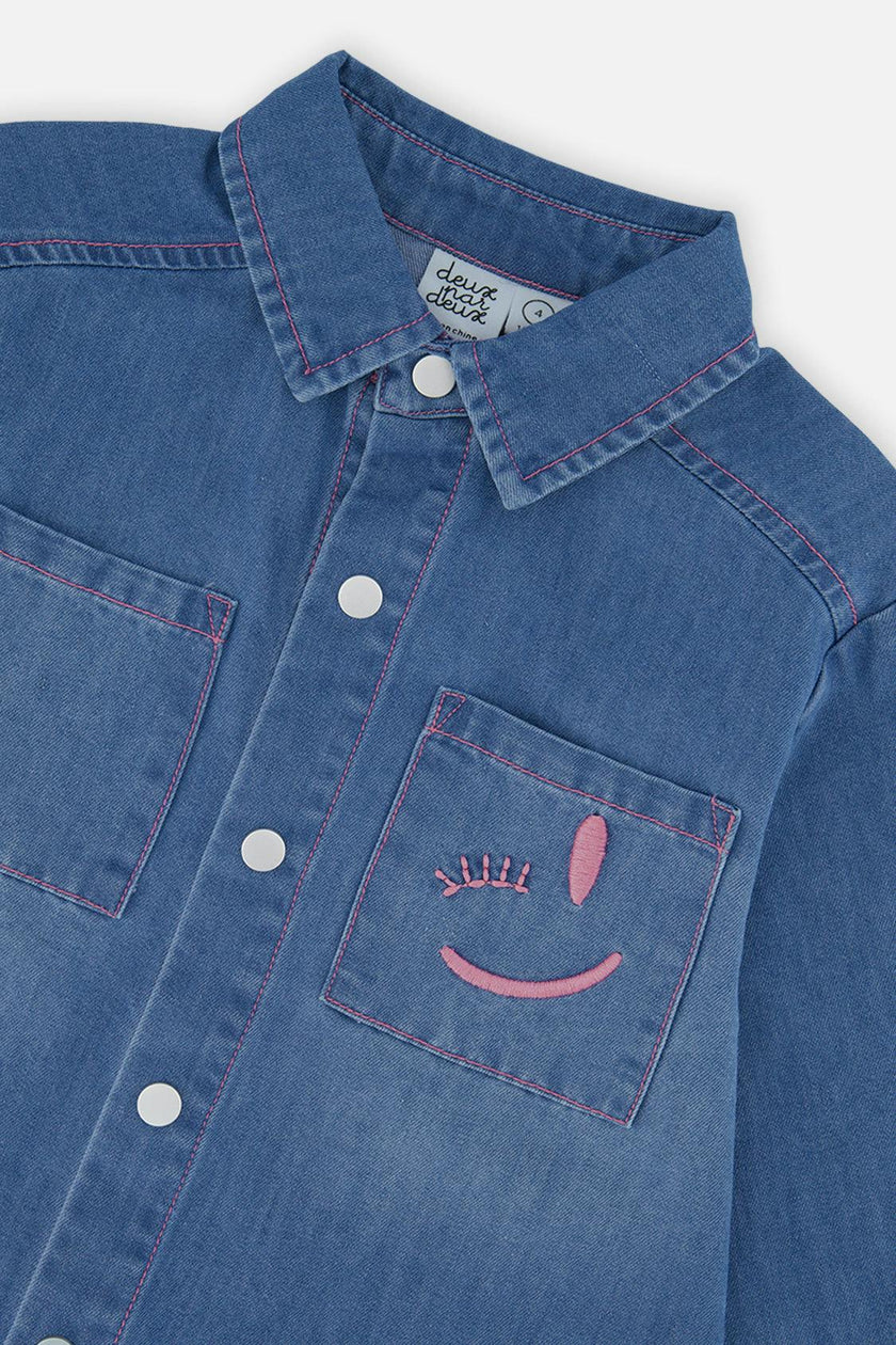 Denim Shirt Navy Blue