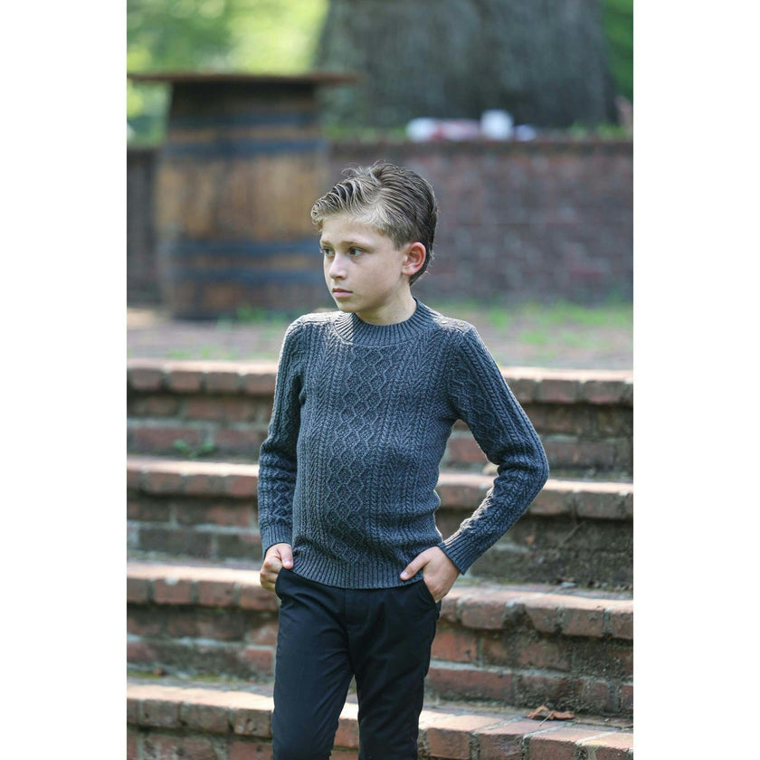 Marled Multi Knit Crew Fit Sweater