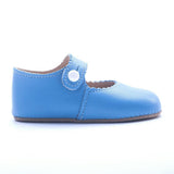 Emma British Pre-Walker Baby Shoes - Porcelain Blue