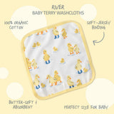 RIVER 10-Pack Baby Wash Cloths