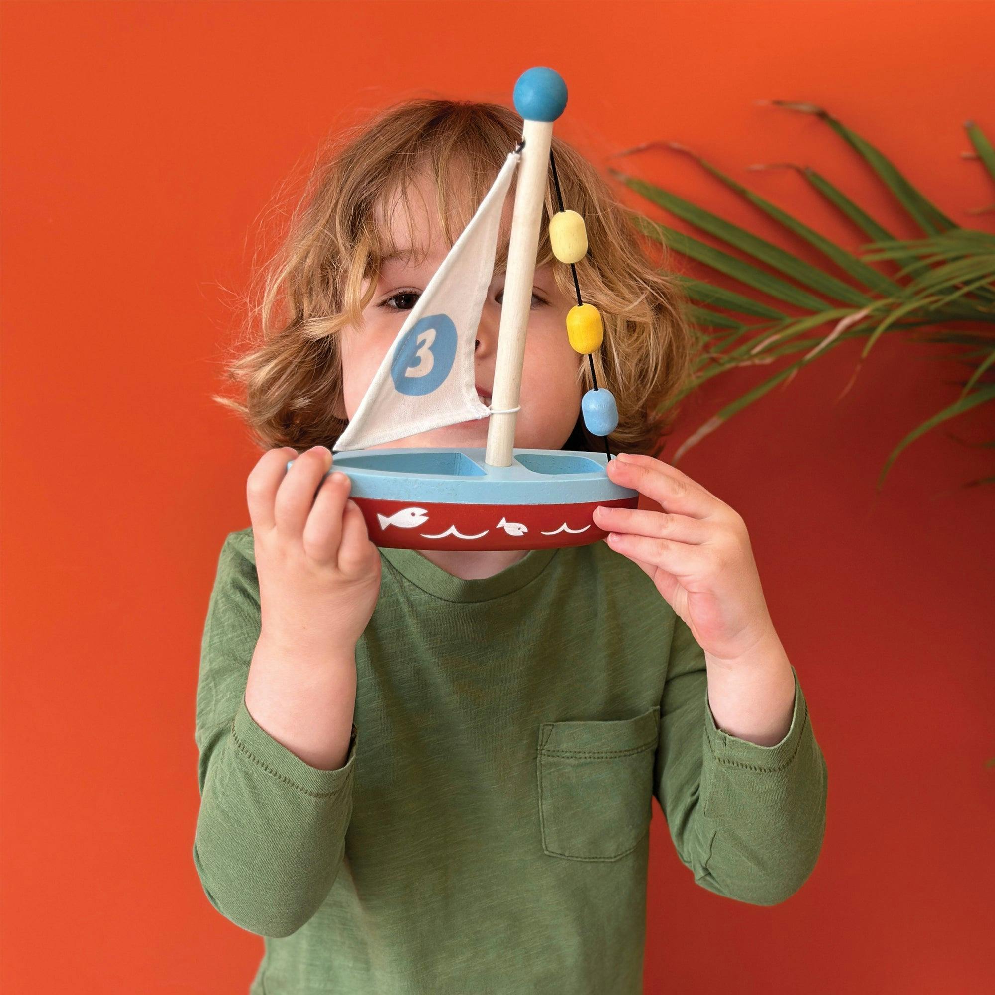 Wooden Sailing Boat