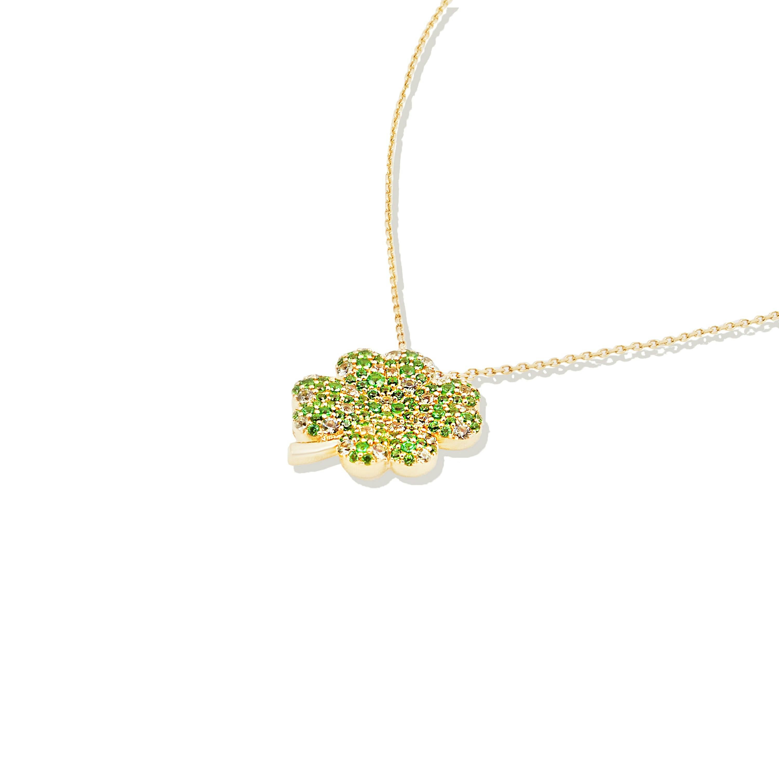 Juju Four Leaf Clover Charm Necklace