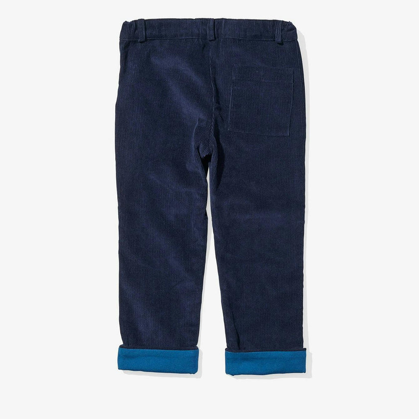 Grow Pant, Navy Corduroy
