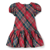The Tartan Dropwaist Dress, multicolor