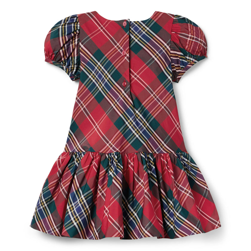 The Tartan Dropwaist Dress, multicolor