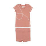 Spiral Stitch Short Set