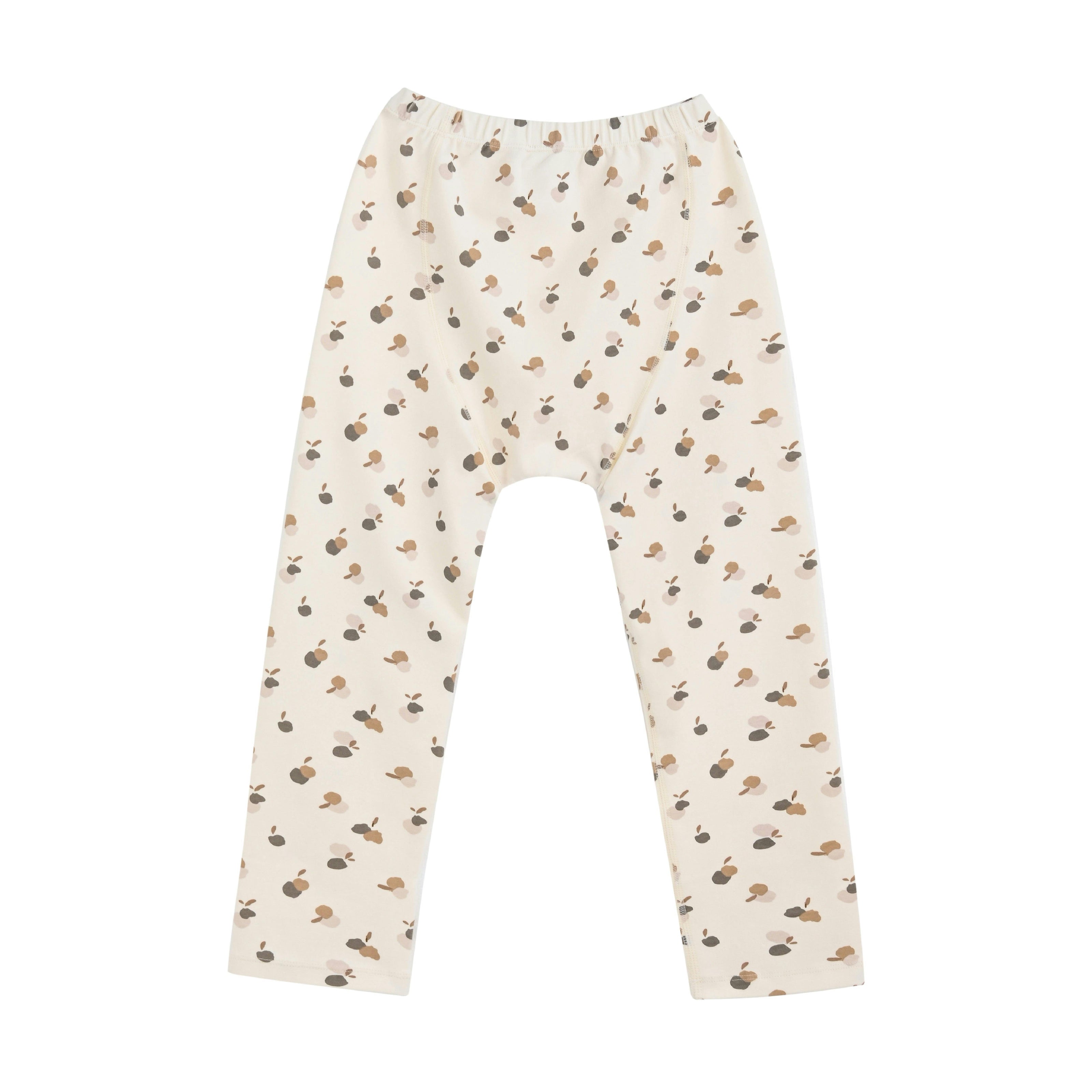 Cream Acorn Cotton Pajama Set