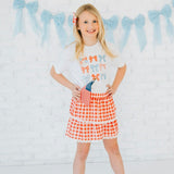 Red Gingham Skort
