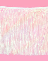 Iridescent Fringe - iridescent foil banner