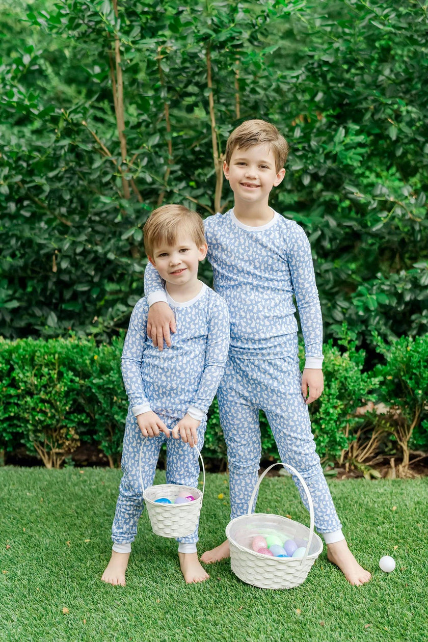 Grayson Boys' Pajama Pant Set Easter Time Blue