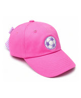Soccer Bow Baseball Hat (Youth)