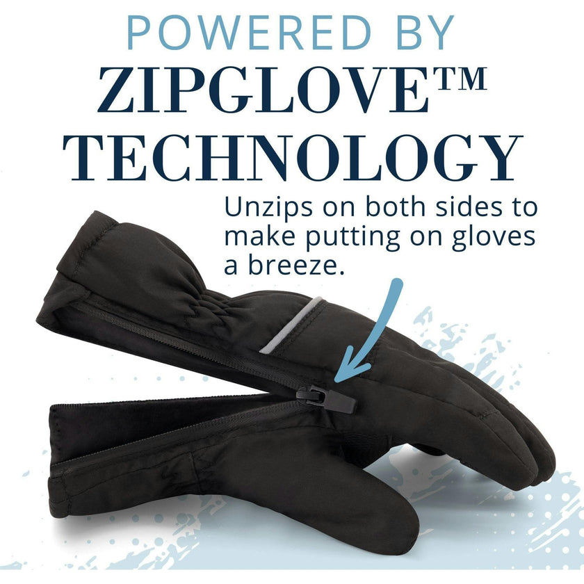 Winter & Ski Glove powered by ZIPGLOVE™ TECHNOLOGY