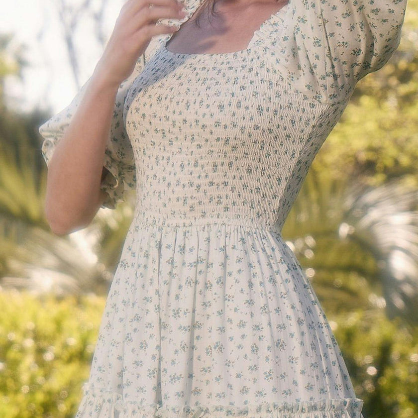 Madeline Dress in Blue