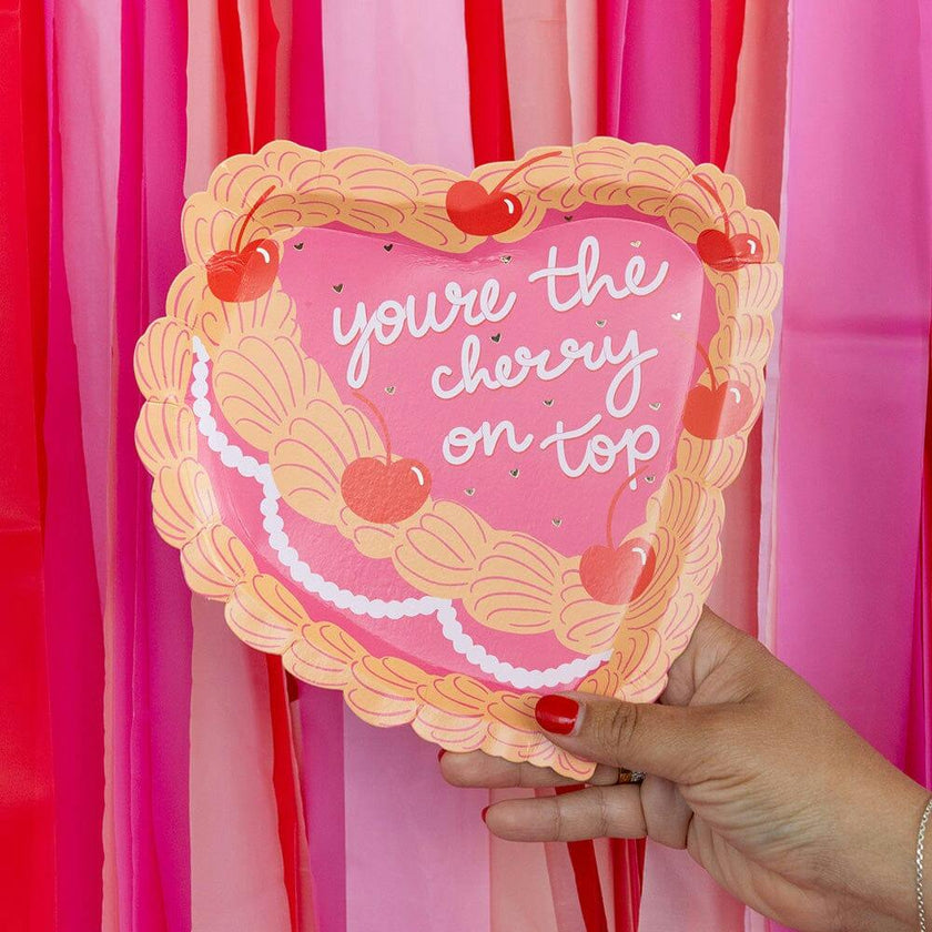 You're The Cherry On Top Dessert Plates