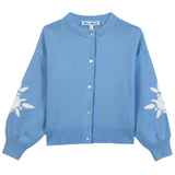 TARTINE ET CHOCOLAT Embroidered Cardigan - Azur