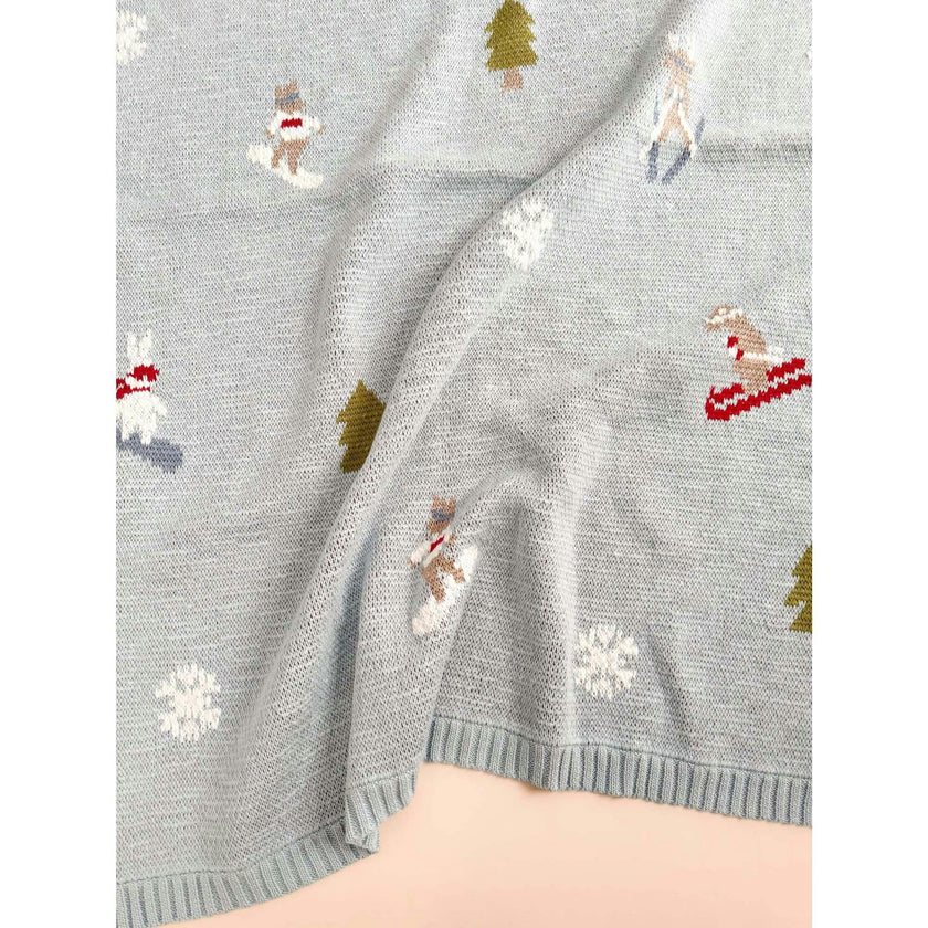 Organic Cotton Blanket Ski