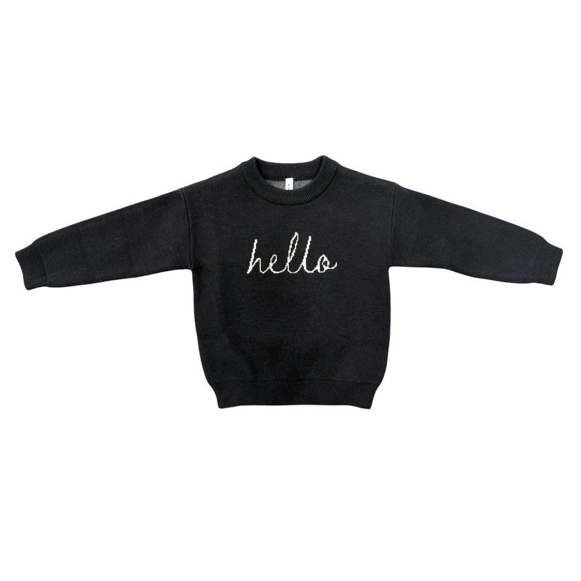 Knit Sweater in Hello