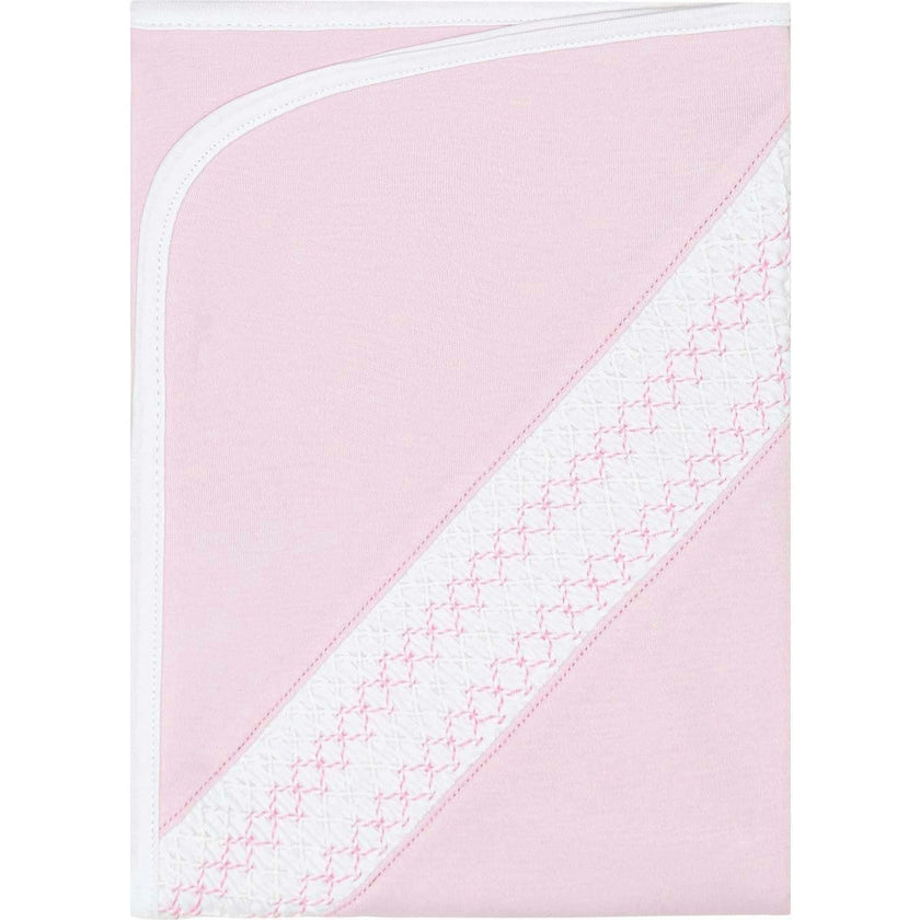 Signature Smocked Girls Receiving Blanket