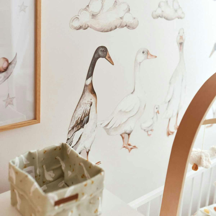 White Ducks Return To Innocence Wall Decal Set