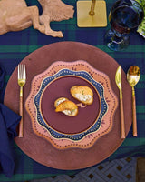 Plume Dinner Plate Set - Copper