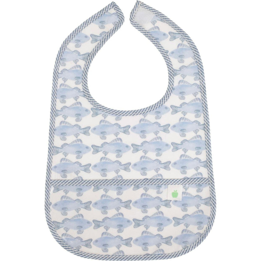 The Wipe It Bib in Fish