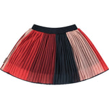 Color-Block Tiered Skirt