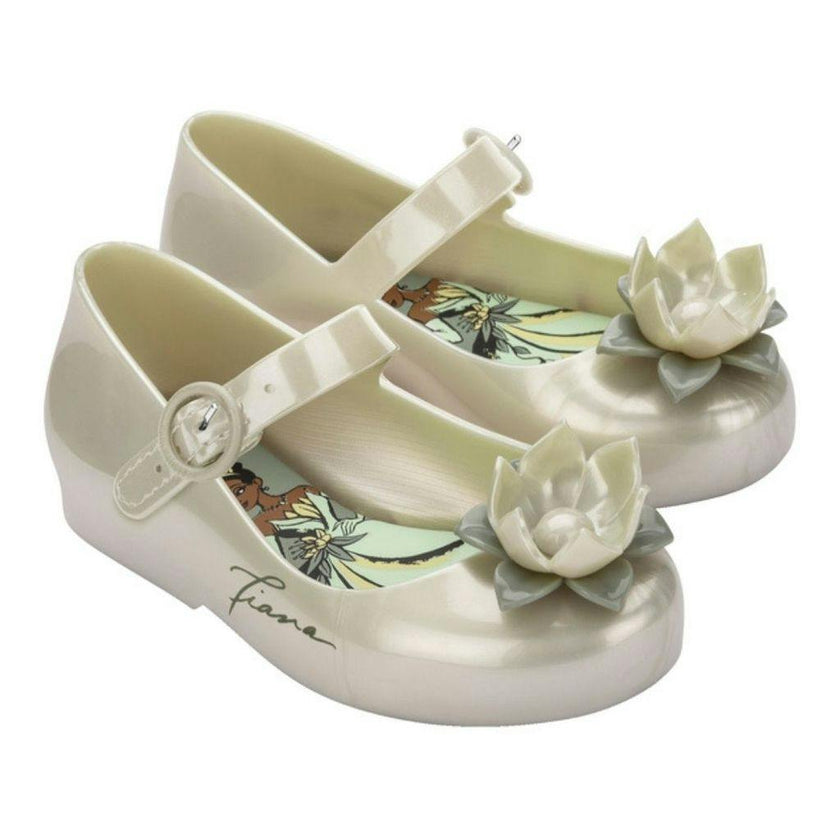 Light Green Rose Jelly Mary Janes