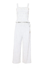 Harley Top in Blue & White Pinstripe