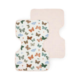 Cotton Muslin Burp Cloth 2 Pack - Butterflies