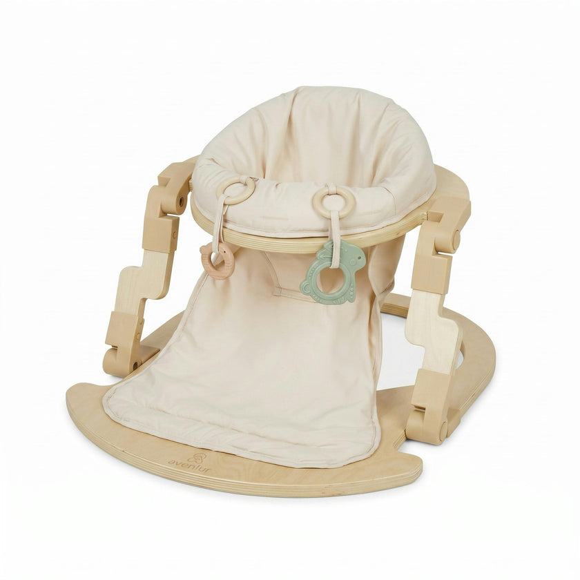 Oakling | Premium Foldable Wooden Baby Activity Seat