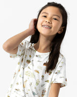 Bunny Garden Bamboo Kids Pajama Short Set