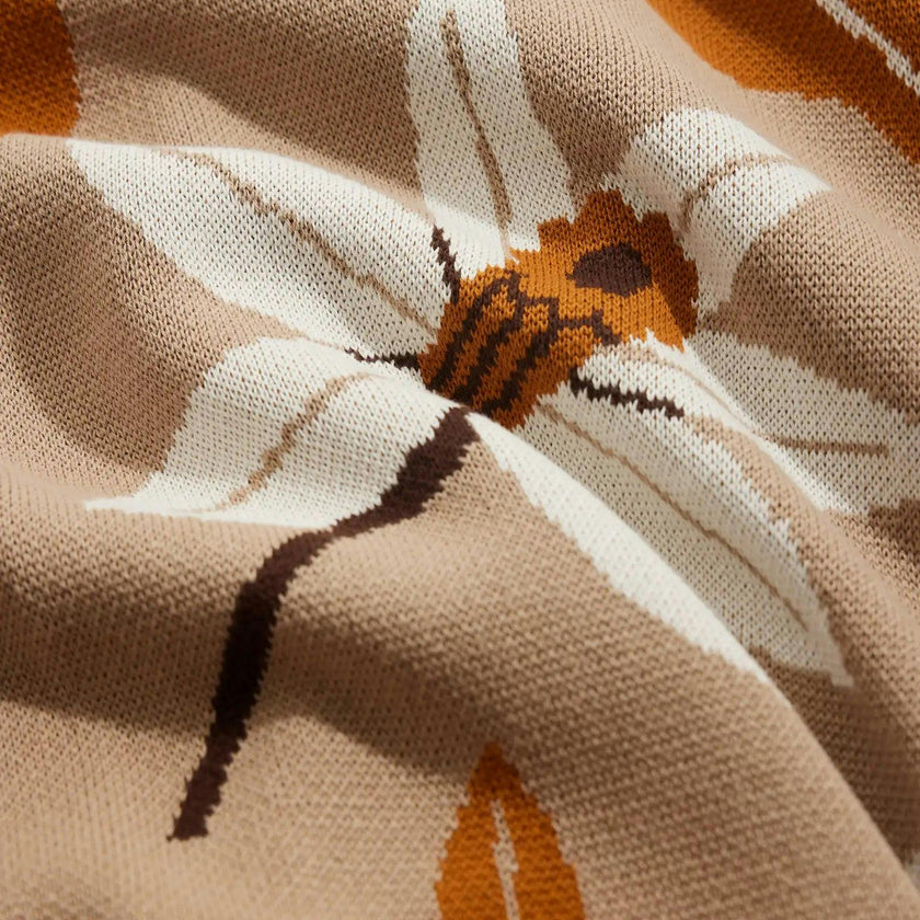 Petals Knit Blanket