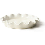 Signature White 8 Ruffle Pie Dish