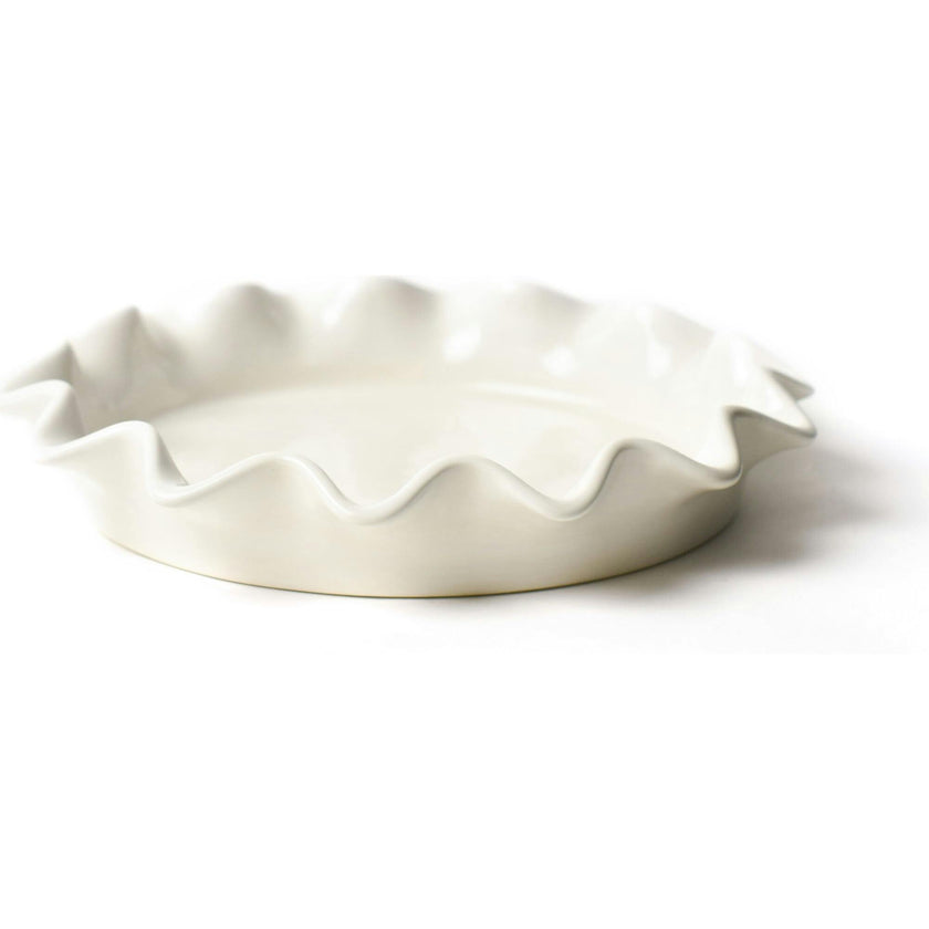 Signature White 8 Ruffle Pie Dish