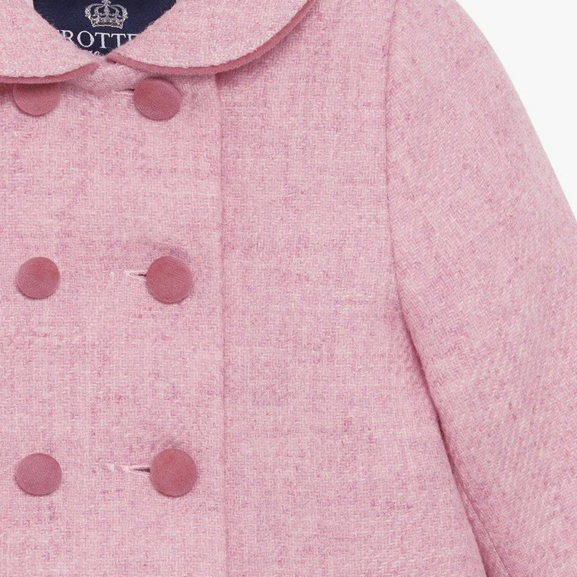 Baby Classic Coat in Pale Pink