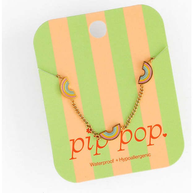 Pastel Rainbow Repeat Necklace