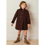 Traditional Double Breasted Coat in Brown (12mths-10yrs)