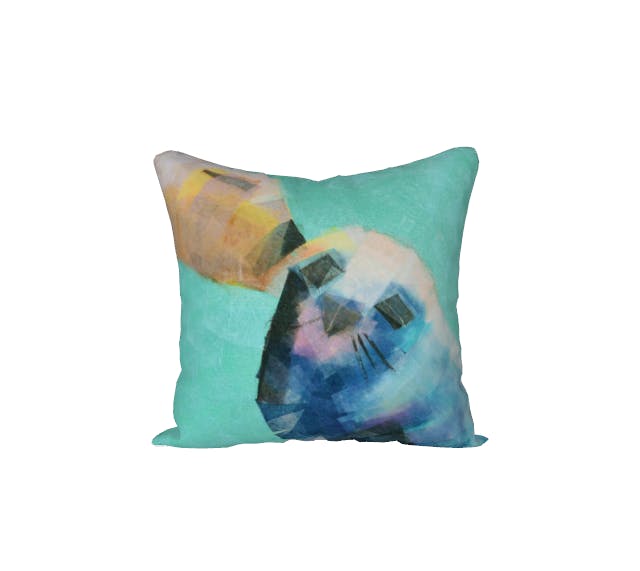 Velveteen Mommy & Baby Pillow 18x18